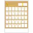 NB-146 コルク・メモカレンダー 壁掛け 名入れカレンダー