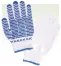 DM-2 丸和ケミカル　天然ゴムパターン手袋 ブルー (1ダース 12双入)フリー