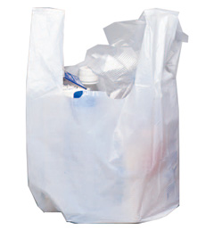 レジ袋(手提げビニール袋)乳白・Uバッグ　6号～45号