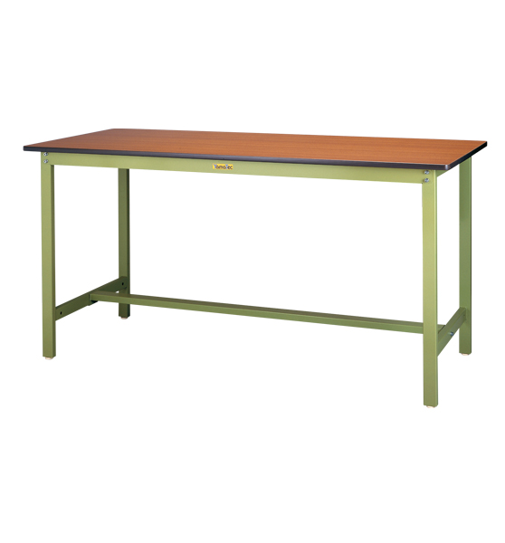 [山金工業]作業テーブル 《ワークテーブル300シリーズ》グリーン　H900mm