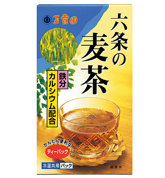 六条の麦茶「鉄分・カルシウム入り」(贈答用)100パック│[玉露園]