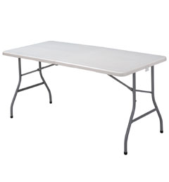 樹脂天板折りたたみテーブル W1550×D750×H740