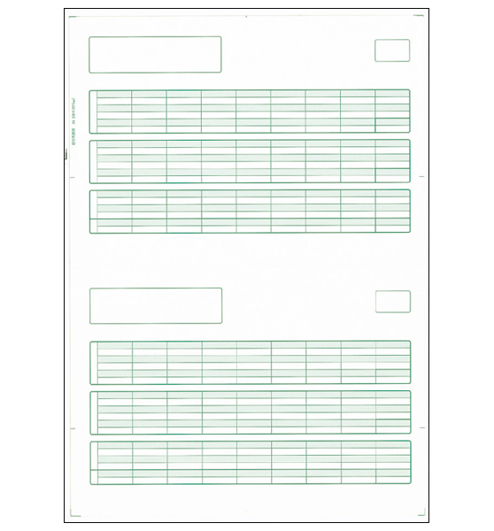 PCA対応 SBF-HT1172A 給与明細単票A (PA1111F互換品)