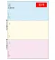マルチプリンタ帳票　BP2072Z　　カラー　3面　6穴(大入り)　(1箱 1200枚入)　サイズ:B4(364×257mm)