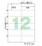 マルチプリンタラベル　OP3208　1箱 100シート入　ラベルサイズ:105×49.5mm
