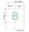 マルチプリンタラベル　OP3206　1箱 100シート入　ラベルサイズ:105×74.25mm