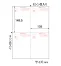 [ヒサゴ/HISAGO]はがき(郵便番号枠付)4面　GB1099N　200シート入
