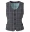 AR2822[アルファピア/ALPHARPIER]事務服ベスト(チェック)【在庫限定】