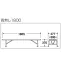 [テラモト] 折りたたみベンチ 背なし1800タイプ BC-300-118