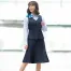 [KARSEE(カーシーカシマ)] マーメイドラインスカート EAS681 【在庫限定】