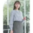 [KARSEE] タックブラウス(長袖) EWB803