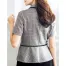 [BONOFFICE(ボンマックス)] オーバーブラウス リボン付(CWP) LJ0770 【在庫限定】