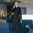 M53251 [MARY QUANT] ワンピース九分袖　(ストライプ)