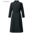 M53261 [MARY QUANT] ワンピース八分袖　(ストライプ)