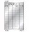 屋外用ラベル ヒサゴ「シルバーフィルム備品用 KLPS3011S」64面 38.1×21.2mm 6シート