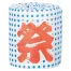 夏柄トイレットロール 豆絞り (1ケース100個入)