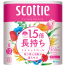 スコッティ フラワーパック1.5倍長持ち8ロール(ダブル) (80パック(8入×10))