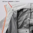 [アタックベース] 1145 The tough 空調風神服チタンフード半袖ブルゾン 12V仕様ハイパワーフラットファンバッテリーセット