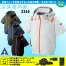 [アタックベース] 3345 The tough 空調風神服チタンフード半袖ブルゾン 12V仕様ハイパワーフラットファンバッテリーセット