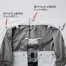 [アタックベース] 2245 The tough メガカスタム付空調風神服チタン半袖ブルゾン 24V仕様ななめファンバッテリーセット