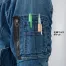 [クロダルマ] ストレッチデニム長袖ジャンパー DG414