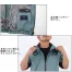 XE98106 【7.2Vバッテリーファンセット】 [空調服XEBEC(ジーベック)] サイドファン空調服 遮熱ハーネスベスト(フード付)