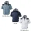 XE98105 【18V対応ファンバッテリーセット】 [空調服XEBEC(ジーベック)] 空調服 遮熱ハーネス半袖ブルゾンフード付(ファン対応作業服) 18V対応ファンバッテリーセット