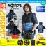 AC1176 [BURTLE(バートル)] ファン付きウェア エアークラフト 半袖ブルゾンフード付(ファン対応作業服)22V対応ファンバッテリーセット