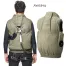 7740 [アタックベース] 空調風神服 24V仕様フラットファンバッテリー(2024年仕様)セット The tough チタンベスト