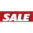 [在庫限り] ポスター 6号大《SALE》横 赤 50枚(1冊(10枚入)×5)