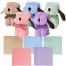 ふんわりわんこタオルハンカチ (1ケース100袋入)