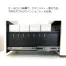 [イノウエ] 脇デスク　2段 GSD-W047-2(本体:ホワイト)