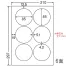 [nana] インクジェットプリンタ用光沢ラベル SCJ-5