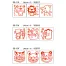 [サンビー] 学校用評価印 ティーチャースタンプ浸透印(3本組) SS-111