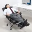 [サンワサプライ] オットマン収納レザーチェア SNC-L17BK