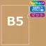 ≪名入れ≫ B5オリジナルクリアファイル マット 500枚以上～