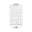 [サンビー] テクノタッチ回転印　特殊日付　5号小切手用M(ゴシック体)三菱UFJ銀行の仕様　5号