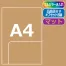 ≪名入れ≫ A4シングルポケットオリジナルクリアファイル マット 500枚以上～
