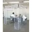 ワンタッチ間仕切ブース