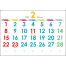 NB-1110 HAPPY ONE WEEK 名入れ卓上カレンダー