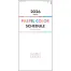 SG-315 パステルカラースケジュール/年表付 壁掛け 名入れカレンダー