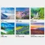 SG-201 日本の秀景(メモ欄付) 壁掛け 名入れカレンダー