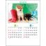 ND-106 ハッピー・フレンズ 壁掛け 名入れカレンダー