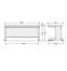 NED167FCDN-AWH/AWL 平デスク NED型 | NAIKI/ナイキ 幅1600×奥行700×高さ700mm