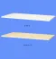 WKT-146-S/H 連結用天板 WK型 | NAIKI/ナイキ 幅1400×奥行585×高さ30mm