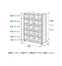 耐荷重120kgE型ボックス棚高さ2400mm横幅890mm×奥行き315mm[NAIKI/ナイキ]