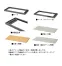[NAIKI/ナイキ]多目的棚 《NW型》NW-0911NT-AW W899×D450×H1050