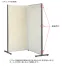[サンケーキコム]展示パネル用ポール　32角×1800mm(直線連結対応)　NTZP-2