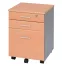 HDW-K101NM キャスターワゴンカギ付き  | ナカバヤシ 幅400×高さ395×奥行580mm