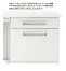 XEDH167GG-WH 両袖デスク XEDH型 | NAIKI/ナイキ 幅1600×奥行700×高さ720mm